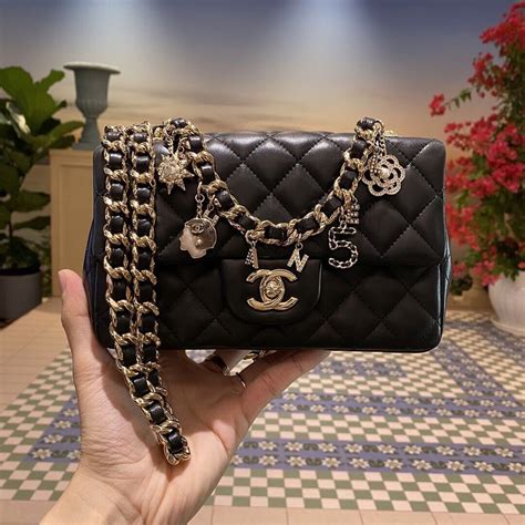 chanel charms bag|Chanel open top handbags.